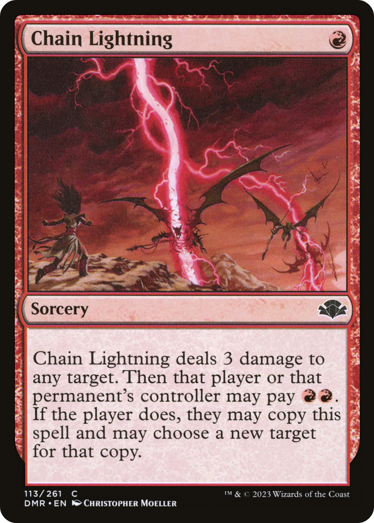 Image of Chain Lightning [Dominaria Remastered]