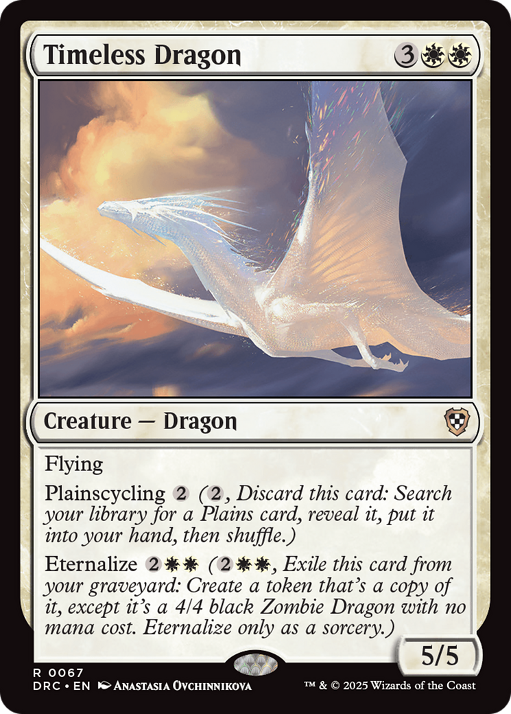 Image of Timeless Dragon [Aetherdrift Commander]