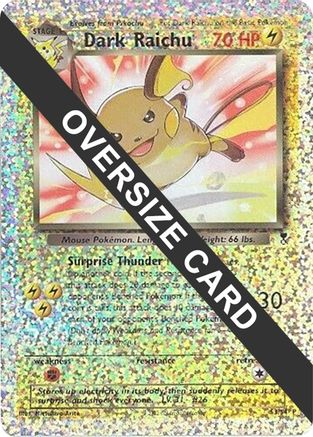 Image of Dark Raichu (S3/S4) [Box Topper]