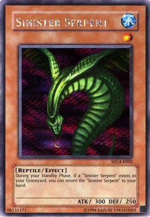 Image of Sinister Serpent [WC4-E002] Prismatic Secret Rare