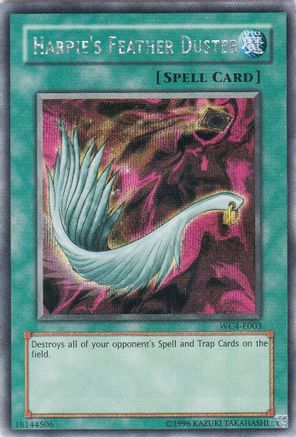 Image of Harpie's Feather Duster [WC4-E003] Prismatic Secret Rare