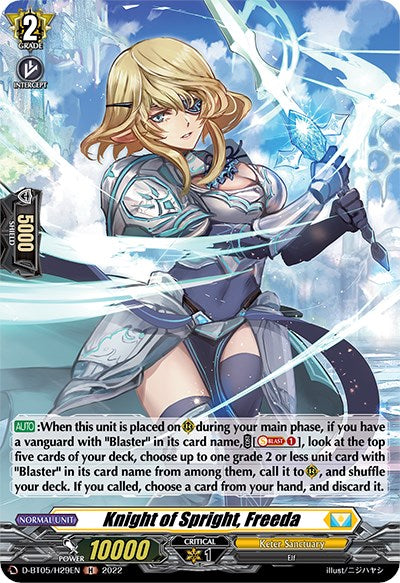 Image of Knight of Spright, Freeda (D-BT05/H29EN) [Triumphant Return of the Brave Heroes]