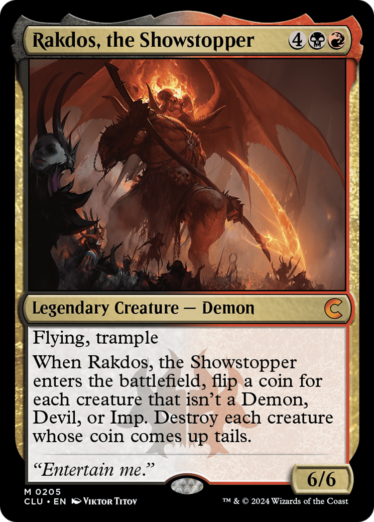 Image of Rakdos, the Showstopper [Ravnica: Clue Edition]