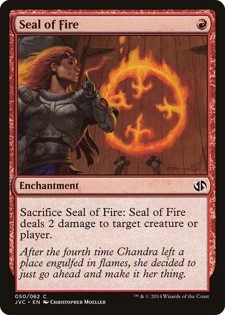 Image of Seal of Fire [Duel Decks Anthology]