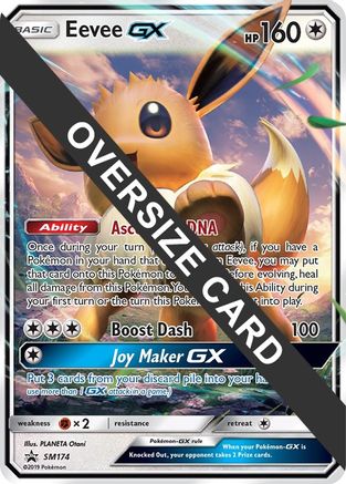 Image of Eevee GX (SM174) (Jumbo Card) [Sun & Moon: Black Star Promos]