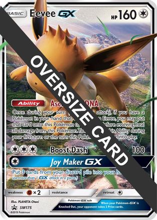 Image of Eevee GX (SM175) (Jumbo Card) [Sun & Moon: Black Star Promos]