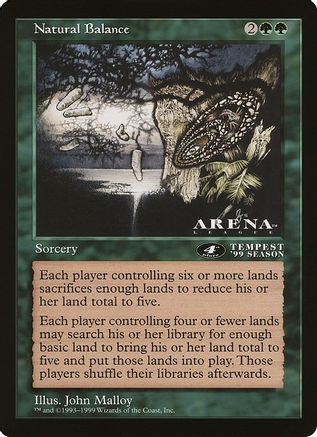Image of Natural Balance (4th Place) (Arena League) (OVER-) - Oversize Cards