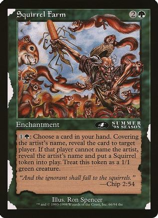 Image of Squirrel Farm (4th Place) (Arena League) (OVER-066) - Oversize Cards