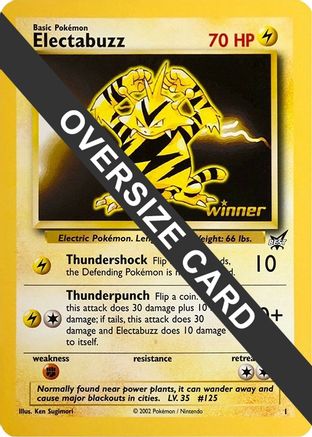 Image of Electabuzz (1) (Jumbo Card) [Best of Promos]