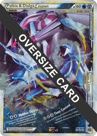 Image of Palkia & Dialga LEGEND (101/102) (Jumbo Card) [HeartGold & SoulSilver: Triumphant]