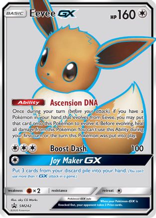 Image of Eevee GX (SM242) [Sun & Moon: Black Star Promos]