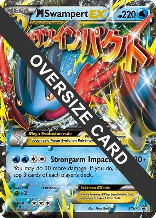 Image of M Swampert EX (XY87) (Jumbo Card) [XY: Black Star Promos]
