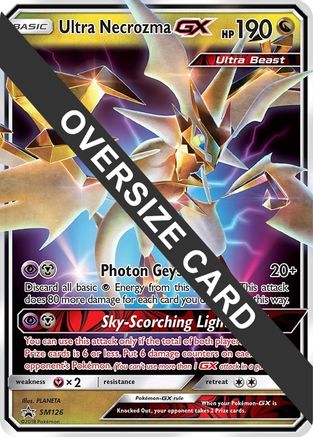 Image of Ultra Necrozma GX (SM126) (Jumbo Card) [Sun & Moon: Black Star Promos]