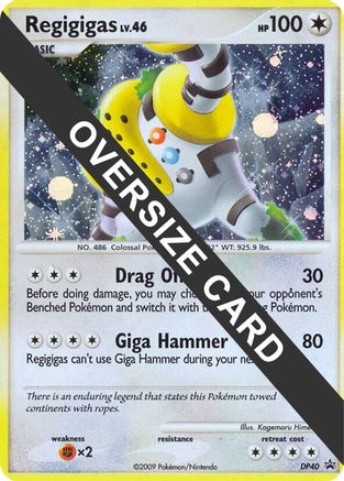 Image of Regigigas (DP40) (Jumbo Card) [Diamond & Pearl: Black Star Promos]