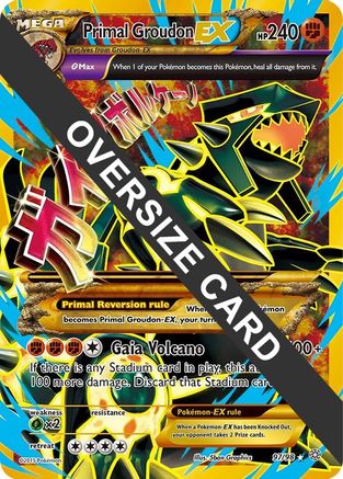 Image of Primal Groudon EX (97/98) (Jumbo Card) [XY: Ancient Origins]