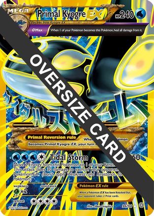 Image of Primal Kyogre EX (96/98) (Jumbo Card) [XY: Ancient Origins]