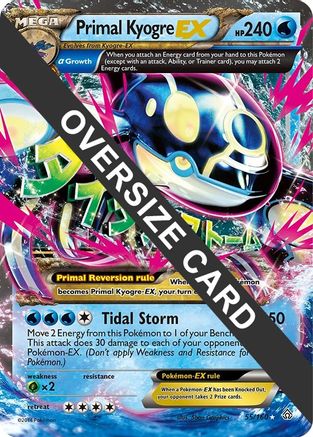 Image of Primal Kyogre EX (55/160) (Jumbo Card) [XY: Primal Clash]