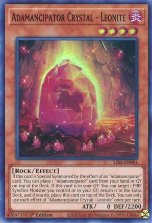 Image of Adamancipator Crystal - Leonite [SESL-EN004] Super Rare