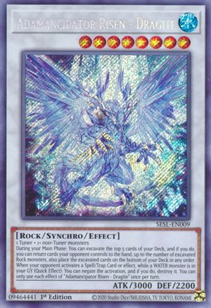 Image of Adamancipator Risen - Dragite [SESL-EN009] Secret Rare