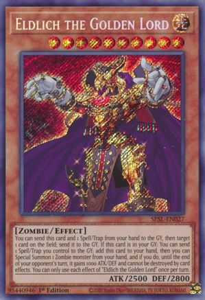 Image of Eldlich the Golden Lord [SESL-EN027] Secret Rare