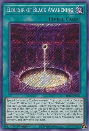 Image of Eldlixir of Black Awakening [SESL-EN029] Secret Rare