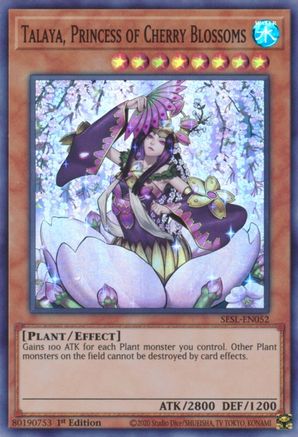Image of Talaya, Princess of Cherry Blossoms [SESL-EN052] Super Rare