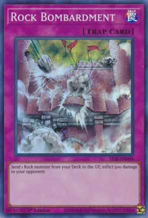 Image of Rock Bombardment [SESL-EN058] Super Rare