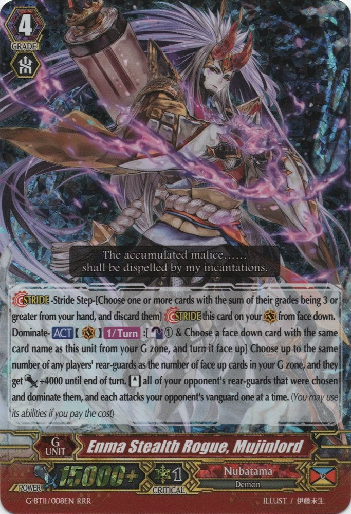 Image of Enma Stealth Rogue, Mujinlord (G-BT11/008EN) [Demonic Advent]