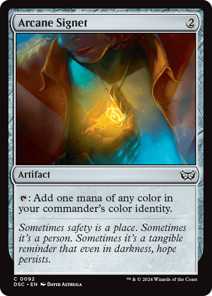 Image of Arcane Signet [Duskmourn: House of Horror Commander]
