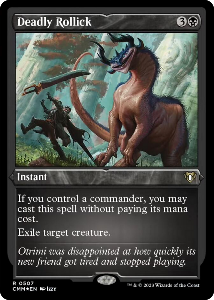 Image of Deadly Rollick (Foil Etched) [Commander Masters]