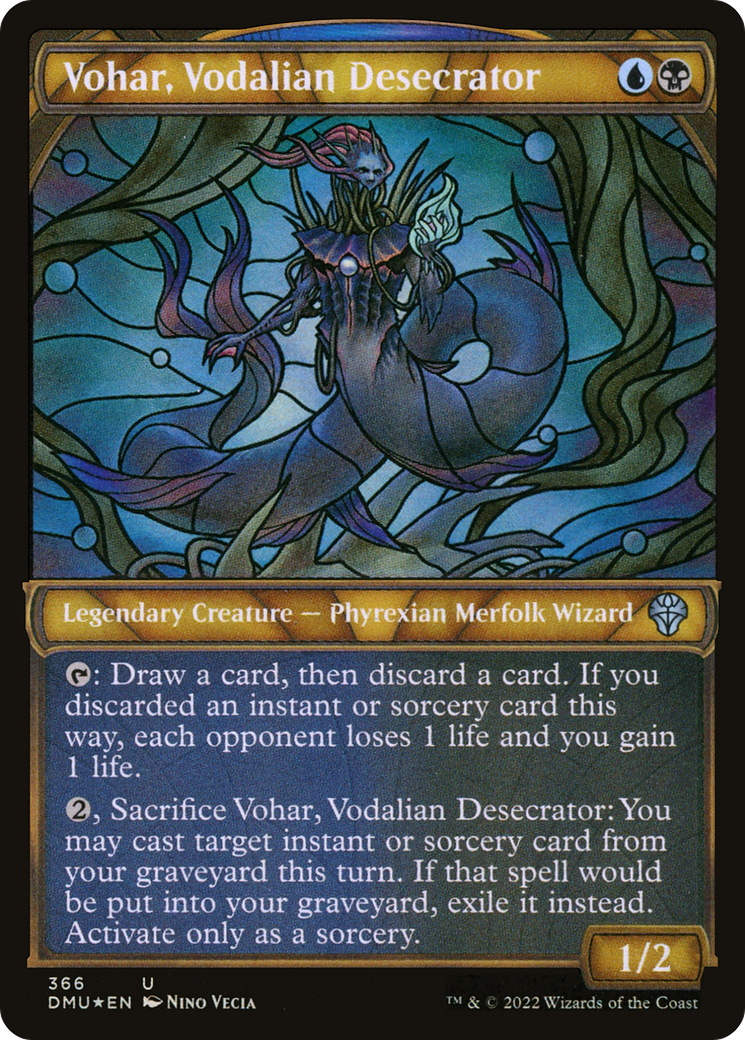 Image of Vohar, Vodalian Desecrator (Showcase Textured) [Dominaria United]