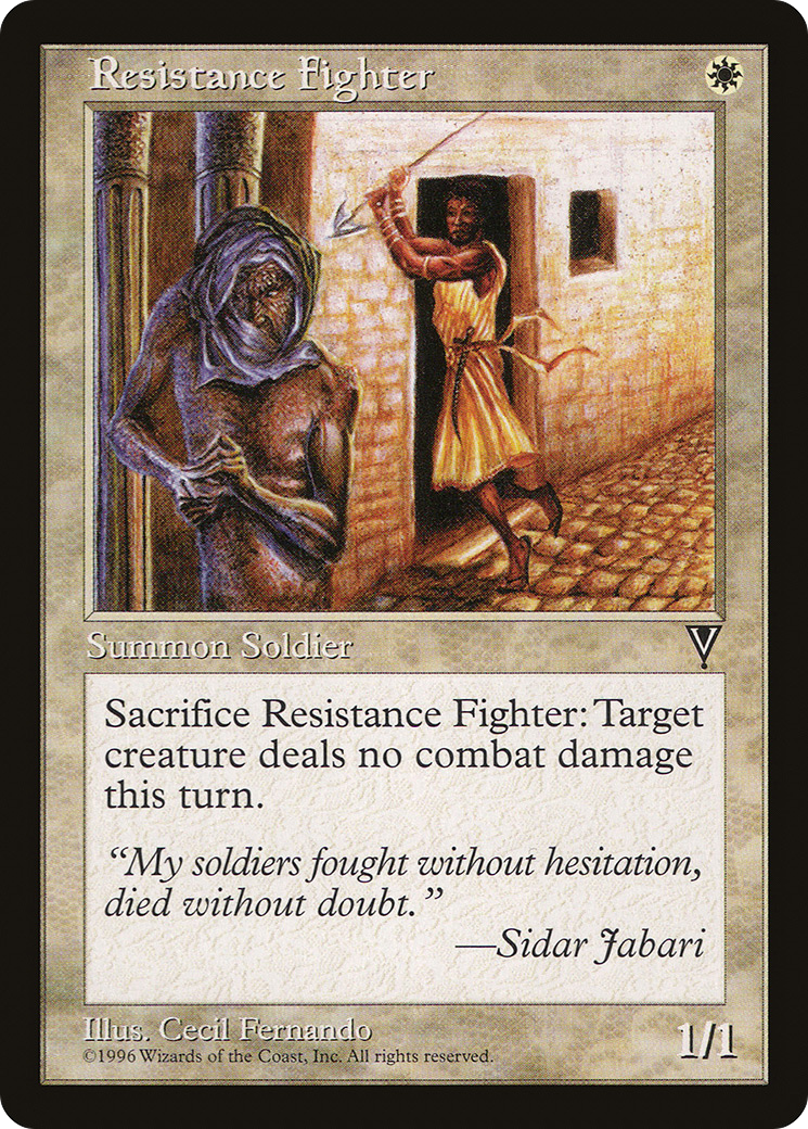 Image of Resistance Fighter [Visions]