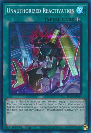 Image of Unauthorized Reactivation [SR10-EN041] Super Rare