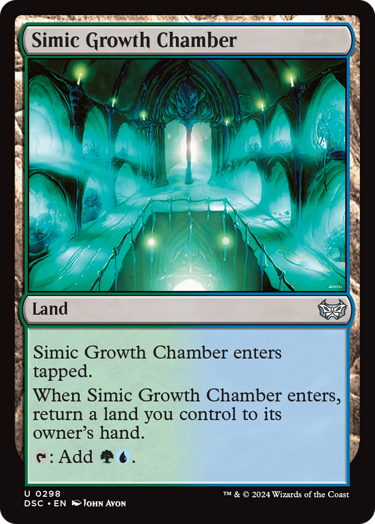 Image of Simic Growth Chamber [Duskmourn: House of Horror Commander]