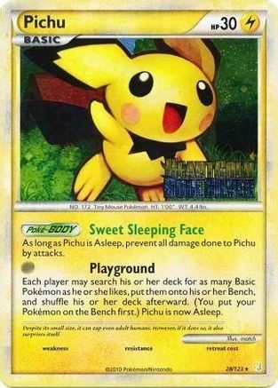 Image of Pichu (28/123) (Prerelease Promo) [Nintendo: Black Star Promos]