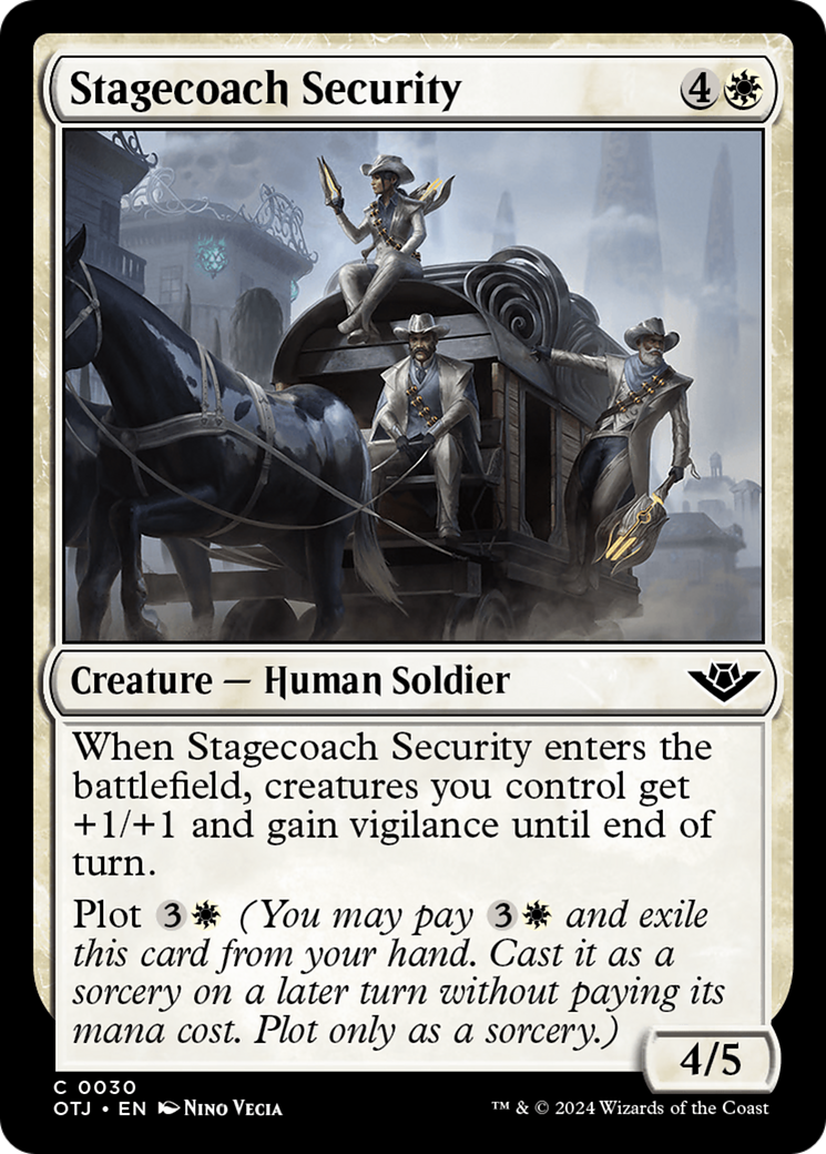 Image of Stagecoach Security [Outlaws of Thunder Junction]