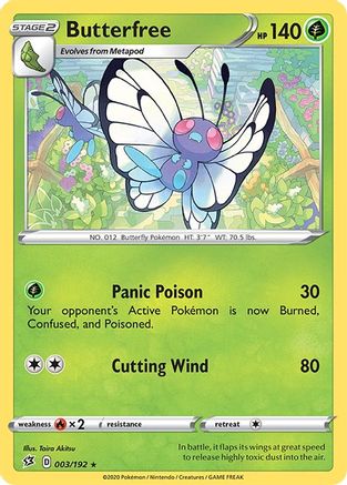 Image of Butterfree (003/192) [Sword & Shield: Rebel Clash]