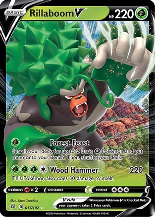 Image of Rillaboom V (017/192) [Sword & Shield: Rebel Clash]