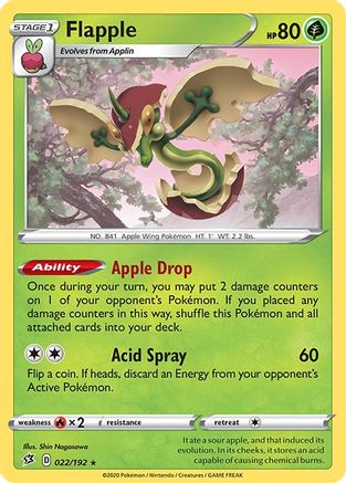 Image of Flapple (022/192) [Sword & Shield: Rebel Clash]
