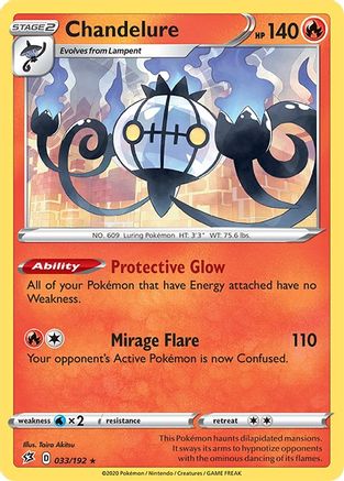 Image of Chandelure (033/192) [Sword & Shield: Rebel Clash]