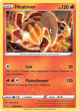Image of Heatmor (034/192) [Sword & Shield: Rebel Clash]