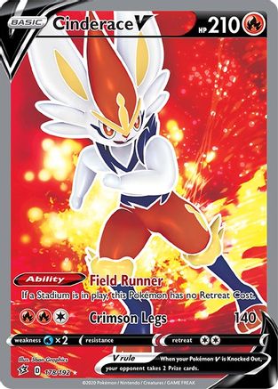Image of Cinderace V (178/192) [Sword & Shield: Rebel Clash]