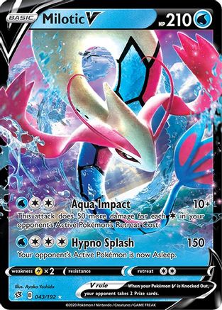 Image of Milotic V (043/192) [Sword & Shield: Rebel Clash]
