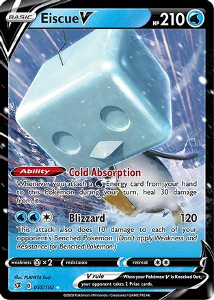 Image of Eiscue V (055/192) [Sword & Shield: Rebel Clash]