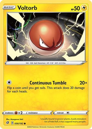 Image of Voltorb (056/192) [Sword & Shield: Rebel Clash]