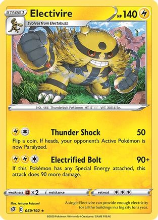 Image of Electivire (059/192) [Sword & Shield: Rebel Clash]