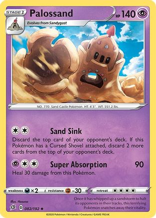 Image of Palossand (082/192) [Sword & Shield: Rebel Clash]