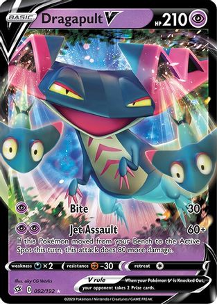 Image of Dragapult V (092/192) [Sword & Shield: Rebel Clash]