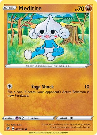 Image of Meditite (097/192) [Sword & Shield: Rebel Clash]