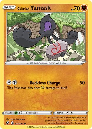 Image of Galarian Yamask (101/192) [Sword & Shield: Rebel Clash]